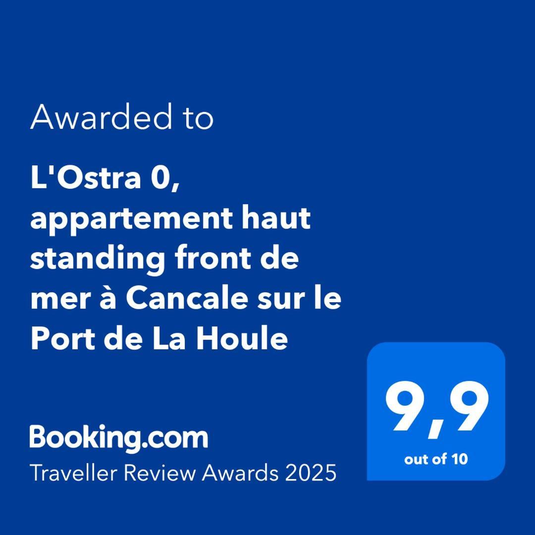 L'Ostra 0, Appartement Haut Standing Front De Mer A Cancale Sur Le Port De La Houle المظهر الخارجي الصورة